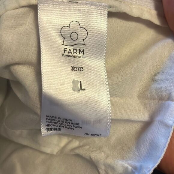 Floral Embroidered Crop Top Tie Front Long‎ Sleeve Blouse - Picture 8 of 9